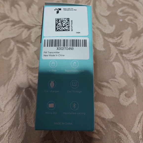 🎶🎵🎶 NIB FM Transmitter Car Bluetooth Wireless Radio Music Adapter Car Kit - Picture 10 of 11